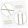 SOLUSTRE 4pairs Replacement Eyeglass Arms for Glasses Sunglasses Metal Temple Tips Easy Install Nonslip Design Glasses Leg Replacement view 3