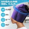 360 Migraine Relief Headache Cap, Cooling Ice Pack for Women and Men Hot & Cold Therapy Migraine Relief Hat - Fever, Stress Relief, Dark Circle view 2