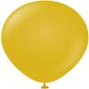 12" Kalisan Brand Latex Balloon Retro Mustard 50 Count view 1