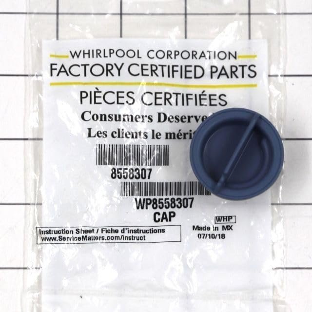 WP8558307 Dishwasher Dispenser Rinse Aid Cap