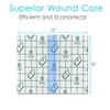 10"x12" Waterproof Dialysis Catheter Shower Cover Chest Port Shield Protector for Central Line G Feeding Tubes Transparent Wound Dressing, Pack of 25 view 4