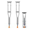 1 Pair Folding Aluminum Underarm Crutches for Adults and Teenager, 220 LBS Capacity, Lightweight Adjustable Crutches, for Travel or Work view 1