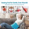 Comfytemp Heating Pad for Back & Period, FSA Eligible Electric Large Heat Pad, 2H Auto Off, Birthday Gifts for Women Mom Dad, HSA Moist Neck Shoulder Legs Knee Heated Pad Washable, 12"x24", Sky Blue view 2