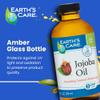 Earth's Care Jojoba Oil, 100% Pure, Unrefined & Cold Pressed, 8 FL OZ view 2