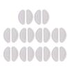 10 Pairs Adhesive Eye Glasses Nose Pads D Stick On Anti-Slip Soft Silicone Adhesive Nose Pads Glasses Nose Pad Kit Glasses Nose Pads Silicone Slip Over view 1