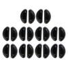 10 Pairs Adhesive Eye Glasses Nose Pads D Stick On Anti-Slip Soft Silicone Adhesive Nose Pads Glasses Nose Pad Kit Glasses Nose Pads Silicone Slip Over view 1