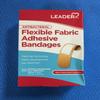 Leader Antibacterial Flexible Fabric Adhesive Bandages, First Aid Antiseptic, Triple Pad Technology, First Aid and Wound Care, Compare to Band-Aid, Assorted Sizes, 30 ct., Assorted (3) view 1