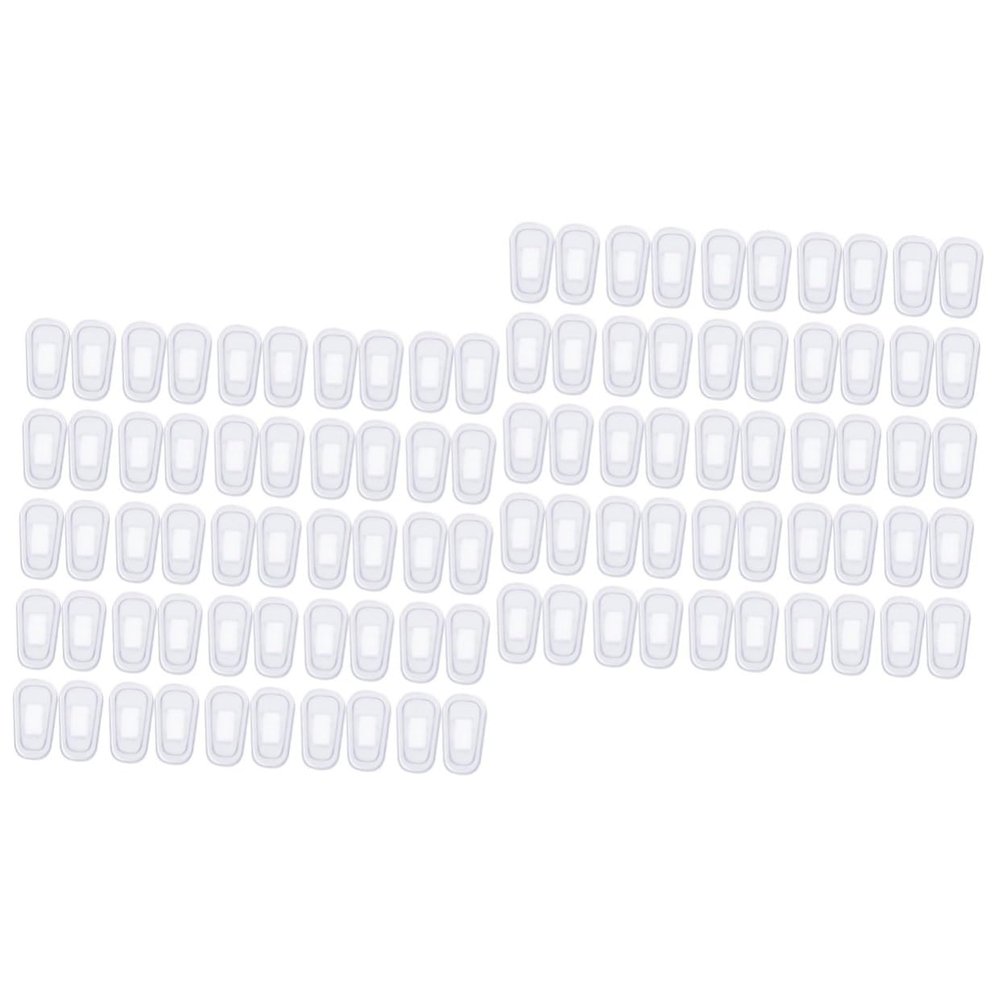 Gatuida 50pairs Silicone Eyeglass Nose Pads Replacements Soft - Nose Pieces for Glasses Sunglasses Gentle Silicone Material for Comfort and Stability