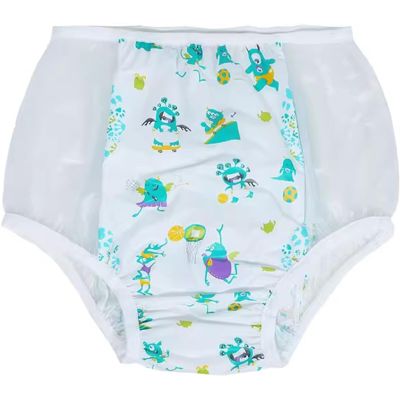 TAPIVA Adult Plastic Diaper Cover/Vinyl Waterproof Pull-On Incontinence Pants/PVC Waterproof Underwear/Reusable/Low Rise Comfortable Wide Stretch/Plastic Diaper
