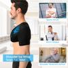 Shoulder Ice Pack Rotator Cuff Cold Therapy Flexible Reusable Gel Ice Cold Pack Compression Wrap for Injuries Pain Relief & Tendonitis, Recovery After Shoulder Surgery, Swelling(Black) view 3