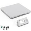 Medical Grade Floor Scale,Ultra Thin Portable Medical Scales for Body Weight,440lbs Heavy Duty Limit for Home, Office,Hospital&Physician Use,with an Easy to Read LCD Display,White view 1