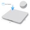Medical Grade Floor Scale,Ultra Thin Portable Medical Scales for Body Weight,440lbs Heavy Duty Limit for Home, Office,Hospital&Physician Use,with an Easy to Read LCD Display,White view 3
