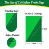 Hommaly 2.6 Gallon 200 pcs Small Black Trash Bags, Strong 2.5 Gallon Garbage Bags, Bathroom Trash Can Bin Liners, Mini Plastic Bags for Office, Waste Basket Liner, Fit 6-10 Liters, 2-2.6 Gal-Black view 2