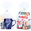 Bottom Gusset Bags 50Pcs 9X12" Clear Cellophane Bags Large Basket Wrapping Gift Wrap Cello Bags Treat Bags Party Favor Packaging with Gold Twist Tie view 1