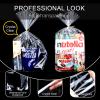 Bottom Gusset Bags 50Pcs 9X12" Clear Cellophane Bags Large Basket Wrapping Gift Wrap Cello Bags Treat Bags Party Favor Packaging with Gold Twist Tie view 3