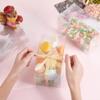 BENECREAT 10PCS Rectangle Clear Plastic Gift Box, 3.9x3.9x7.1inch Candy Gift Wrapping Supplies for Wedding Valentine, Birthday Party Chocolates, Candies, Home Decoration view 3