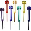 KASHSURG 8 Chakra & Soul Purpose Cosmic Colored Weighted Healing Tuning with Long Handles Activator & Pouch Pack 8 view 2