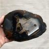 MESKEL Minerals Stones 533g Natural Agate Plate Home Decoration Salver grobe Polished Quartz Crystal Remedy disc Crystal Stones Decoration view 1