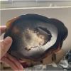 MESKEL Minerals Stones 533g Natural Agate Plate Home Decoration Salver grobe Polished Quartz Crystal Remedy disc Crystal Stones Decoration view 3