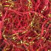TANMWZK Crinkle Cut Paper Shred Filler 2 LB Gift Wrapping & Gift Basket Filler for Christmas,Halloween & Wedding Decorations,Easter Basket Grass Filler,Crafting Activities (bright red and gold) view 1