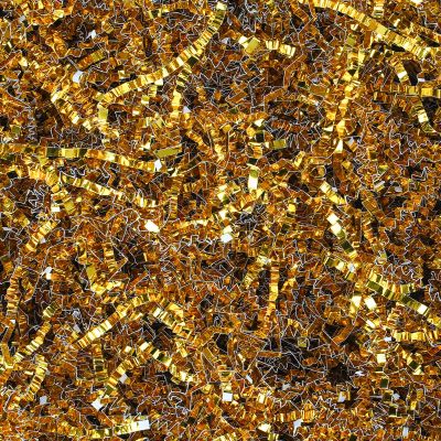 TANMWZK Crinkle Cut Paper Shred Filler 2 LB for Gift Wrapping, Baskets, Christmas, Halloween, Wedding Decorations, Easter Grass, Crafting Activities (Gold)