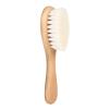 Baby Hair Brush, Soft Goat Hair Baby Infant Head Massage Grooming Comb with Wooden Handle for Newborns and Toddlers view 1
