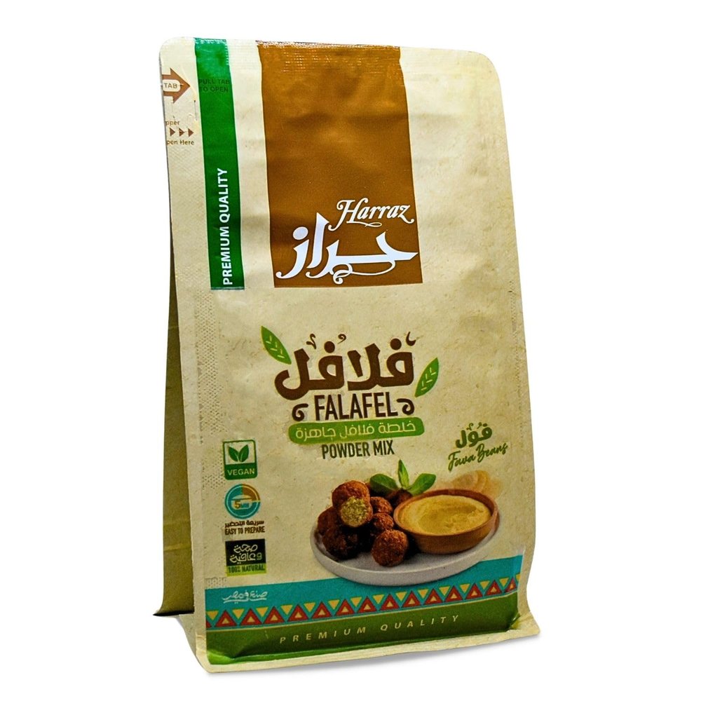 1 Pack Harraz Falafel Powder Mix Dry Natural (8.82 oz / 250 gm) Herbal Mediterranean Herb Quick Prepare Herbs Middle East Egyptian Arab Vegan Non Gmo Kosher Halal     