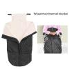 FBITE Wheelchair Cover for Adults, Waterproof Winter Thermal Blanket Cover Universal Wheelchair Accessory for Cold Weather view 3