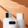 JustBeEasy E1 Automatic Trash Can Refill RingsOfficial Self Changing Garbage Bag for E1 Touchless Sensor Smart Trash Can, 6Pack - 150 Count (6 Months Supply) view 2