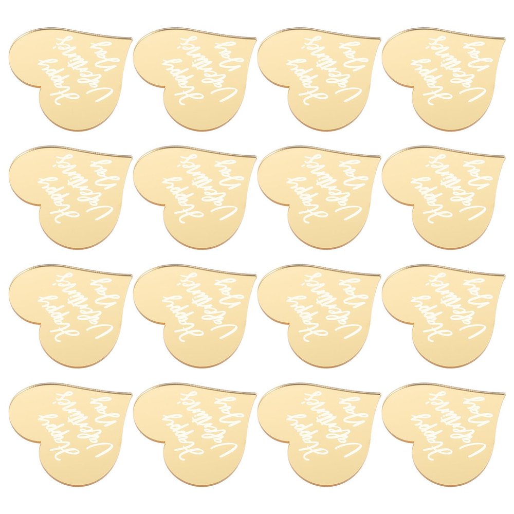 SAFIGLE 25pcs Valentine's Day Heart-shaped Cake Decorations Cake Picks for Festive Desserts for Ice and Party Centerpieces Creative Topper for Valentine's Celebrations