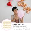 SAFIGLE 25pcs Valentine's Day Heart-shaped Cake Decorations Cake Picks for Festive Desserts for Ice and Party Centerpieces Creative Topper for Valentine's Celebrations view 2