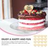 SAFIGLE 25pcs Valentine's Day Heart-shaped Cake Decorations Cake Picks for Festive Desserts for Ice and Party Centerpieces Creative Topper for Valentine's Celebrations view 4
