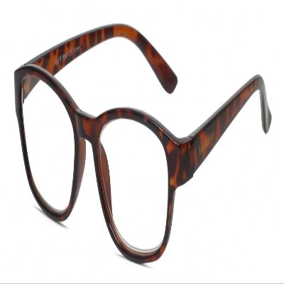Calabria IM 31276 Reading Glasses +2.75 Crystal Tortoise Havana Brown Women Designer Trendy Reader Fashion Modern Eyeglasses