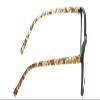 Calabria IM 31322 Blue Light Reading Glasses +0.00 Green Floral Yellow Red Women Trendy Chic Reader Stylish Fashion Eyeglass view 3