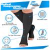 Boost Circulation & Relieve Swelling: Microfiber Compression Socks 15-20mmHg, Made in USA, A131OTBL3 view 2