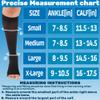 Boost Circulation & Relieve Swelling: Microfiber Compression Socks 15-20mmHg, Made in USA, A131OTBL3 view 4
