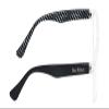 Calabria IM 31275 Blue Light Glasses +2.00 Clear Crystal Black White Polka Dot Women Designer Trendy Chic Readers Eyeglasses view 3
