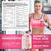 Built by Nature Vitamins for Women  Women's Complete Daily Multivitamin Supplement with A, B, C, D, E, Iron, Calcium, Magnesium and Multi Minerals  Wellness & Immune Health Support - 120 Softgels view 2
