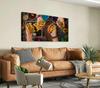 JDQBHOME Canvas Wall Art for Living Room Bedroom Variation Mexican Tacos spicy Salsa and nacho tortilla chips Big Large Wall Art Decor Framed Painting Wall Pictures Prints Artwork Office, Mulit10 view 2