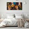 JDQBHOME Canvas Wall Art for Living Room Bedroom Variation Mexican Tacos spicy Salsa and nacho tortilla chips Big Large Wall Art Decor Framed Painting Wall Pictures Prints Artwork Office, Mulit10 view 4