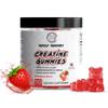 Muscle Munchies Creatine Chewable Gummies for Men & Women-Infused with Beta Alanine-5g of Creatine Per Serving-Increases Strength, Endurance, & Recovery-Vegan, NonGMO (Strawberry Burst) view 1