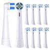 Compatible with Oral-B iO 3/4/5/6/7/8/9/10 Series Ultimate Clean Electric Toothbrush Replacement Brush Heads,for Oral-B iO Electric Toothbrush,10 Pack (White) view 1