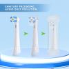 Compatible with Oral-B iO 3/4/5/6/7/8/9/10 Series Ultimate Clean Electric Toothbrush Replacement Brush Heads,for Oral-B iO Electric Toothbrush,10 Pack (White) view 2