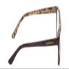 Calabria IM 31267 Reading Glasses +2.25 Brown Tortoise Crystal Floral Yellow Women Designer Trendy Reader Fashion Eyeglasses view 3