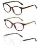 Calabria IM 31325 Reading Glasses +2.00 Tortoise,Crystal Clear,Red Floral 3 Pack Holiday Gift Box Set Womens Trendy Eyeglass view 1