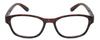 Calabria IM 31276 Reading Glasses +3.00 Crystal Tortoise Havana Brown Women Designer Trendy Reader Fashion Modern Eyeglasses view 2