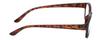 Calabria IM 31276 Reading Glasses +3.00 Crystal Tortoise Havana Brown Women Designer Trendy Reader Fashion Modern Eyeglasses view 3