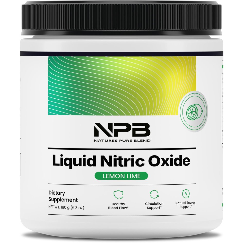 Nature's Pure Blend Liquid Nitric Oxide Supplements for Men  L-Arginine Powder  Nitric Oxide Booster & Circulation Supplement  Blood Flow Support, L Arginine and L Citrulline  5000 MG