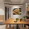 Canvas Wall Art for Living Room Bedroom Grilled Salmon Tacos Avocado Fresh Salsa and Kale Coleslaw Big Large Wall Art Decor Framed Painting Wall Pictures Prints Artwork Office view 3