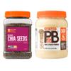 BetterBody Foods Organic Chia Seeds, 32 Oz + PBfit Pure Peanut, Powdered Peanut Powder, 24 oz view 1